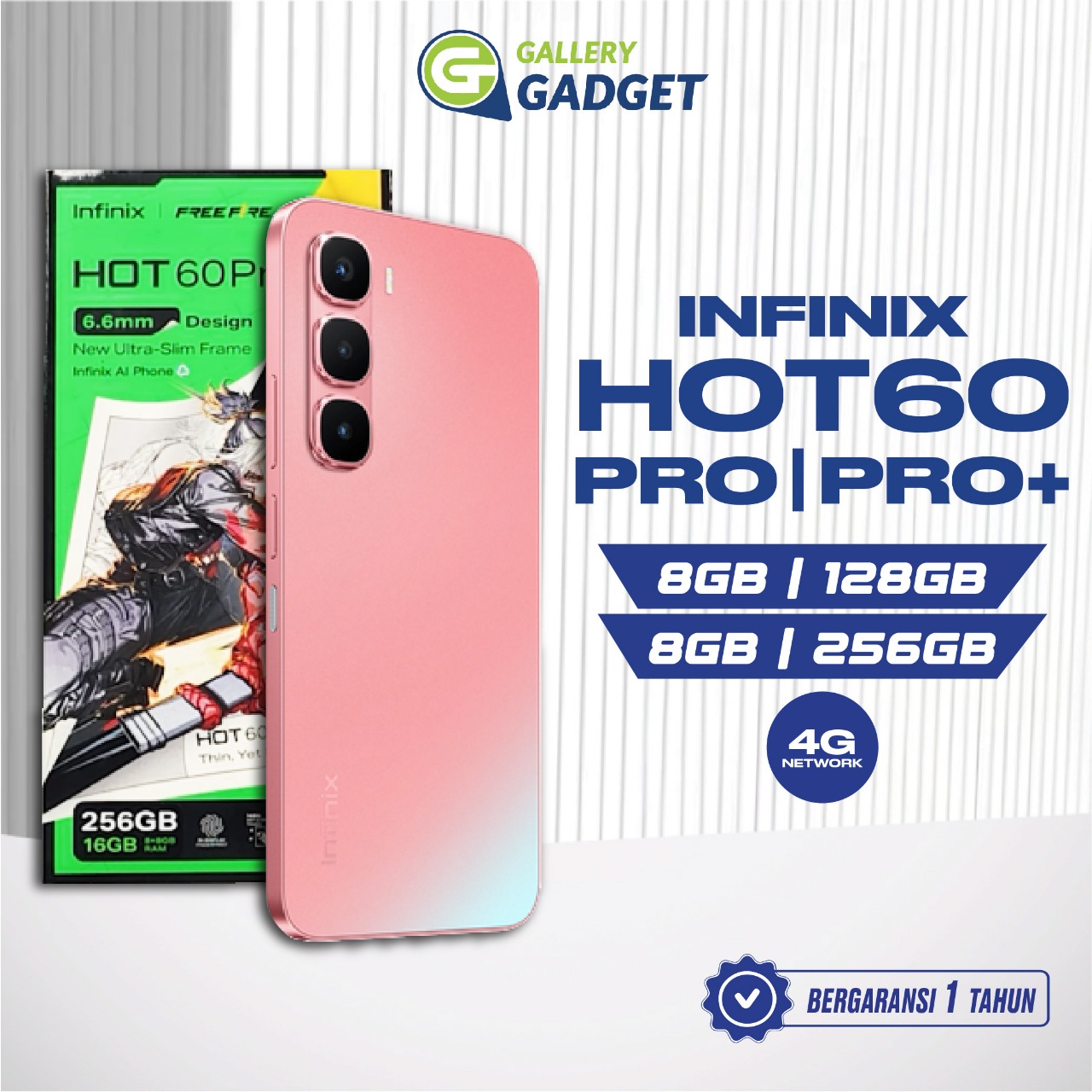 Infinix Hot 60 Pro Pro+ Plus 8/128 8/256 Gb Ram 8Gb 128Gb 256Gb Smartphone Official Warranty Harga  2,318,000 Ringgit*Penghantaran Percuma
