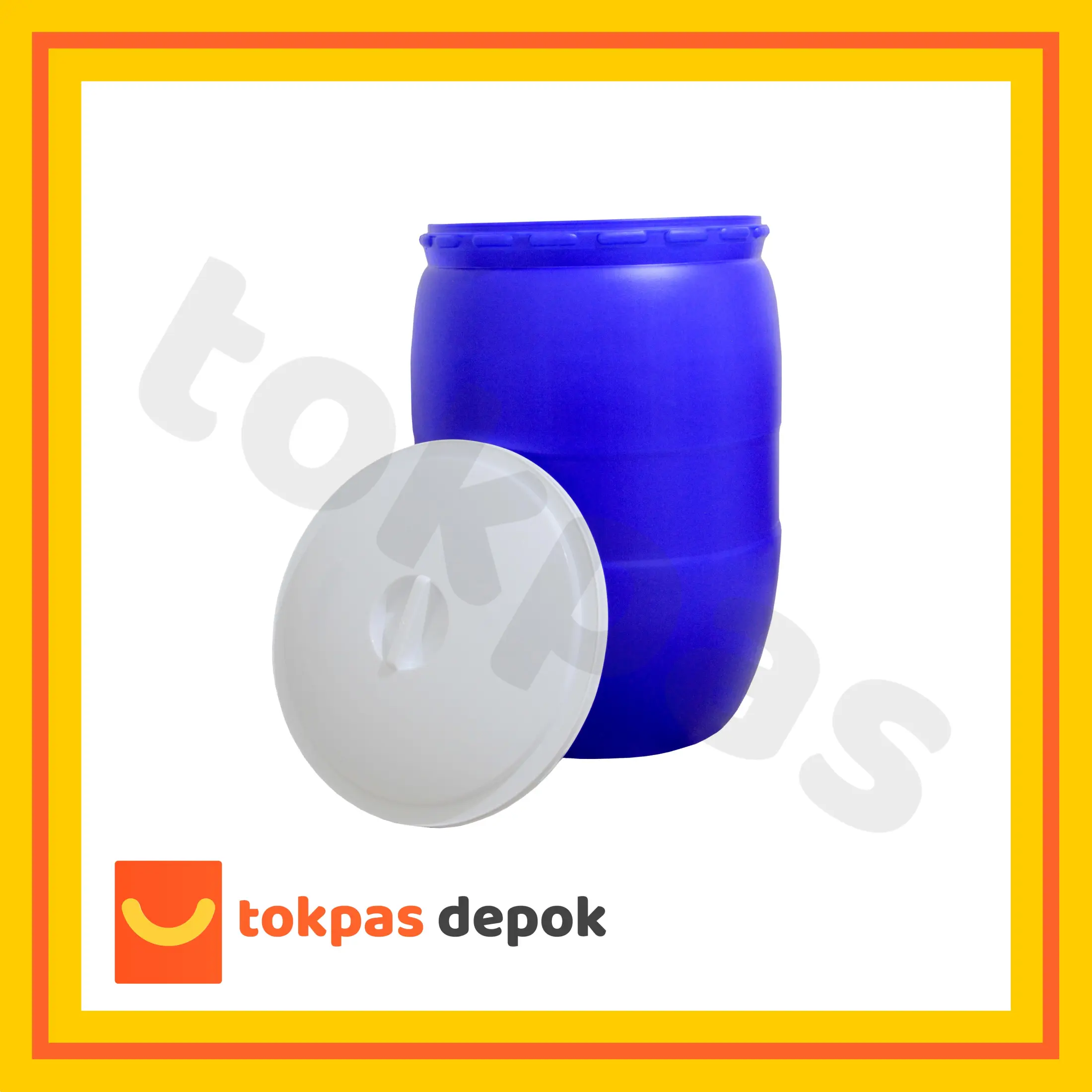 Tong Air Tutup 180 Liter Gentong Besar Drum Tempat Sampah Plastik Green Leaf 0518 Lazada Indonesia