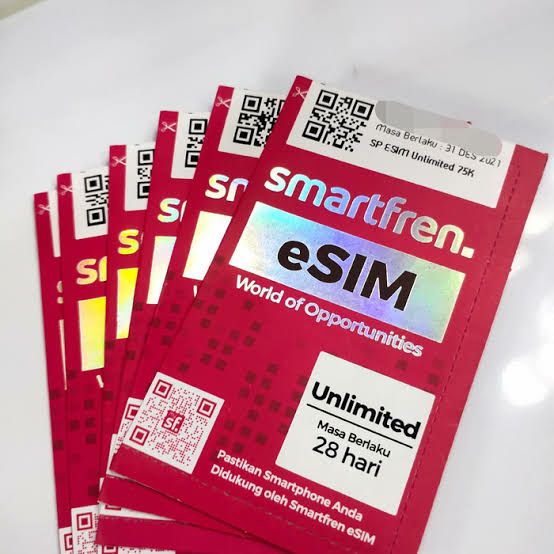 Esim smartfren untuk iPhone 10 pcs Harga 200,000 rupiah*Gratis Ongkir