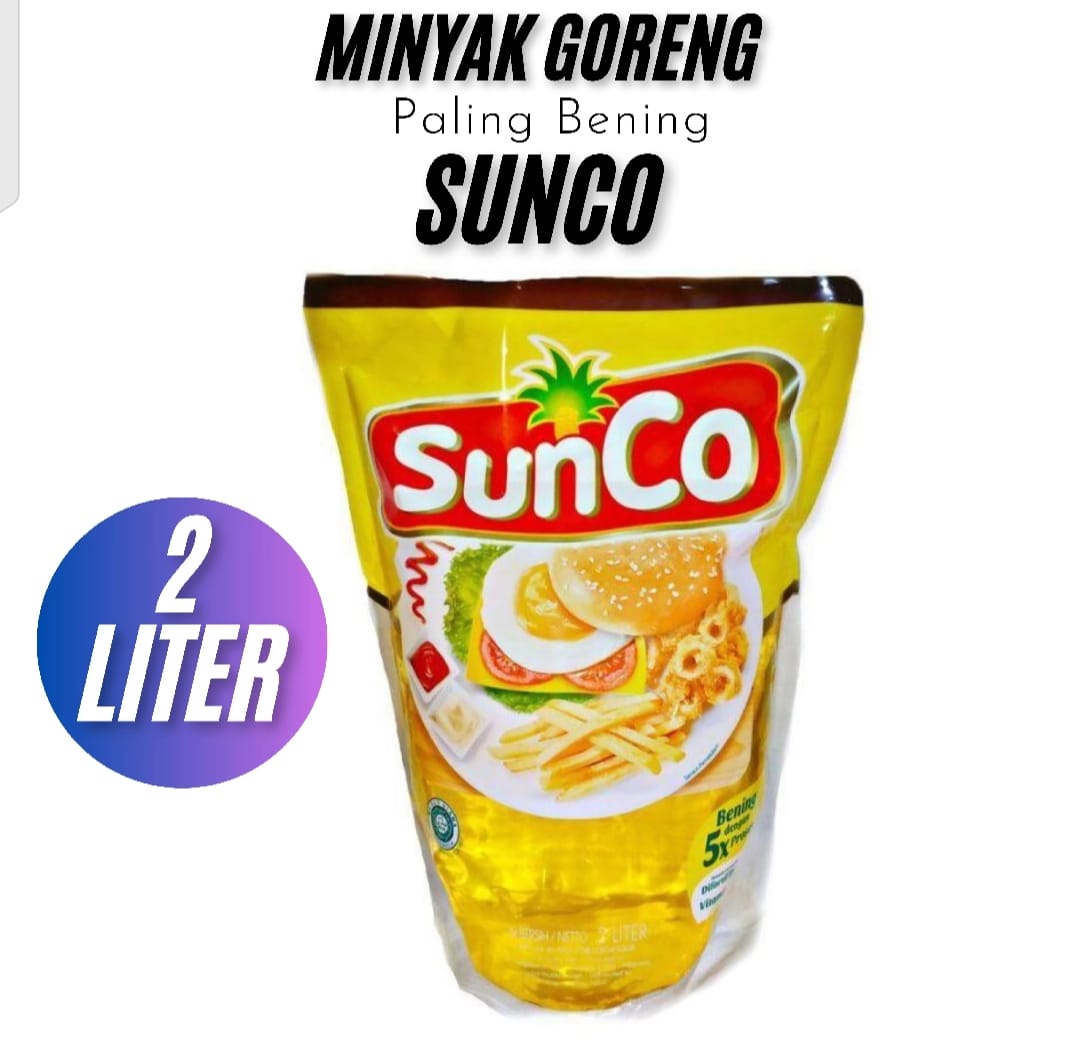 Sunco Cooking Oil 2 Liter 1 Pcs Free Shipping Harga 164,000 rupiah*Gratis Ongkir