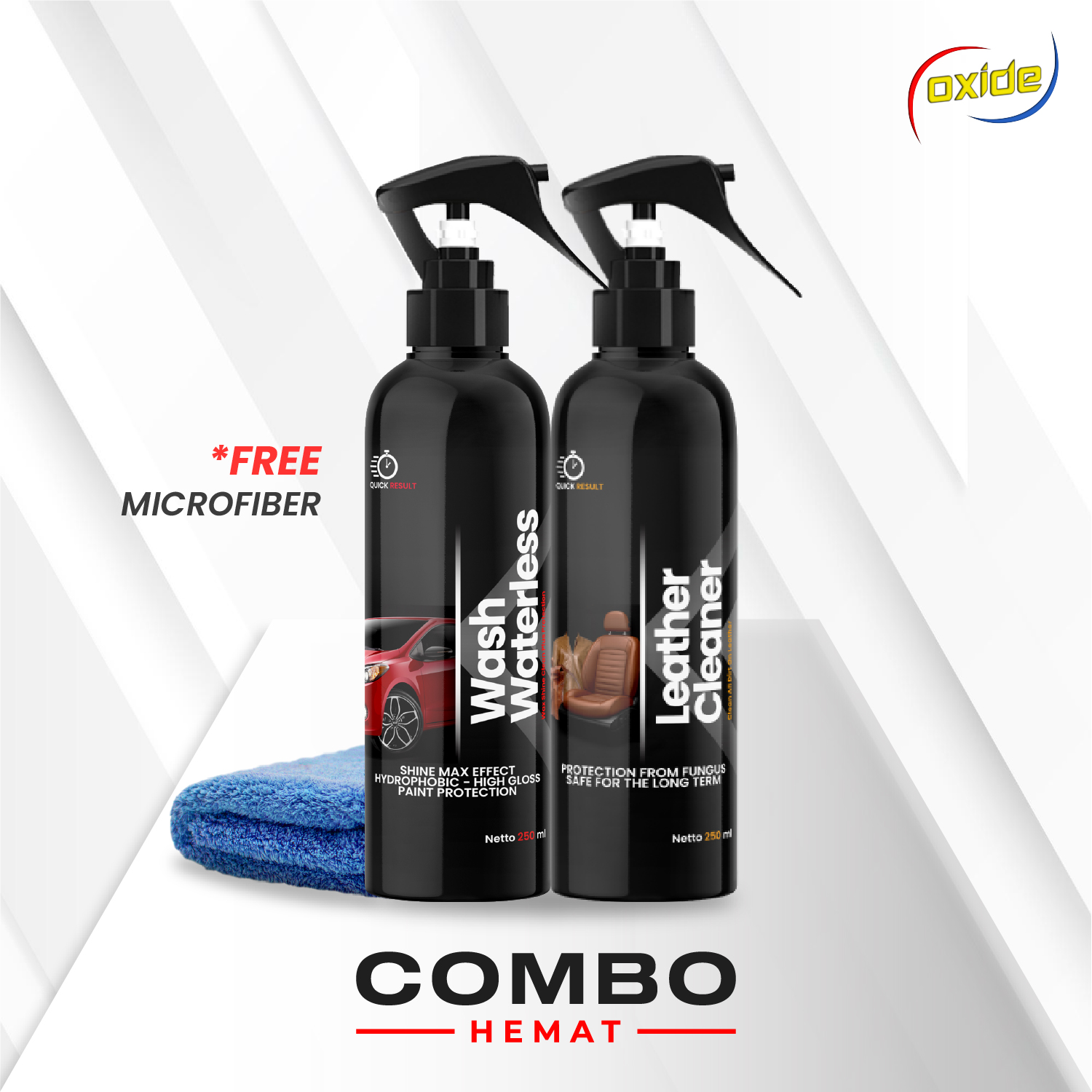 Oxide Car and Motorbike Body Polish / Cleaning and Care for Leather Type Materials 250ml Harga 64,000 rupiah*Gratis Ongkir