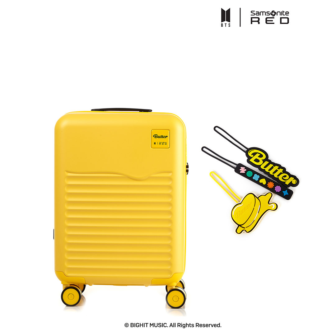 Lazada Indonesia - BTS Butter X SR SP 55/20 EXP YELLOW and 3-IN-1 LUGGAGE TAG Bundle