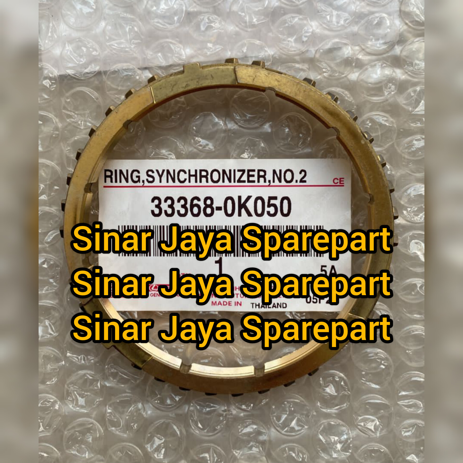 Ring sinchromis Gigi 3 Hilux Vigo 3.0cc 2.5cc Fortuner 3.0cc 2.5cc original 33368-0k050 Harga 650,000 rupiah*Gratis Ongkir