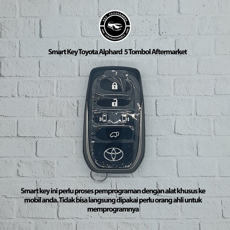 Smart Key Alphard Transformer 5 Tombol Aftermarket Harga 1,600,000 rupiah*Gratis Ongkir