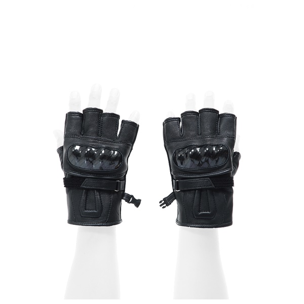 Hamlin Decs Gloves Half Finger Motorcycle Comfortable Material Leather ORIGINAL - Black Harga 709,000 Ringgit*Penghantaran Percuma
