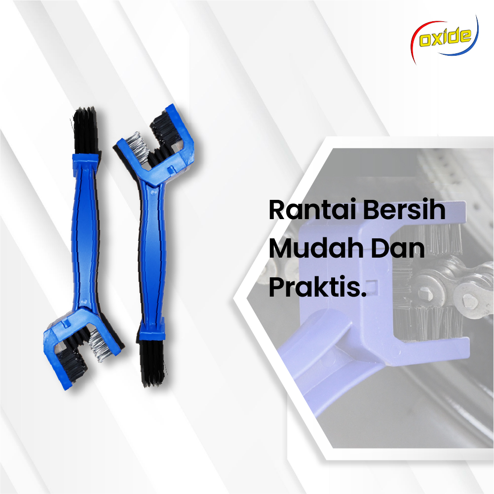 Oxide Cleaning Chain Brush/Motorcycle and Bicycle Chain Cleaning Brush Harga 26,000 rupiah*Gratis Ongkir
