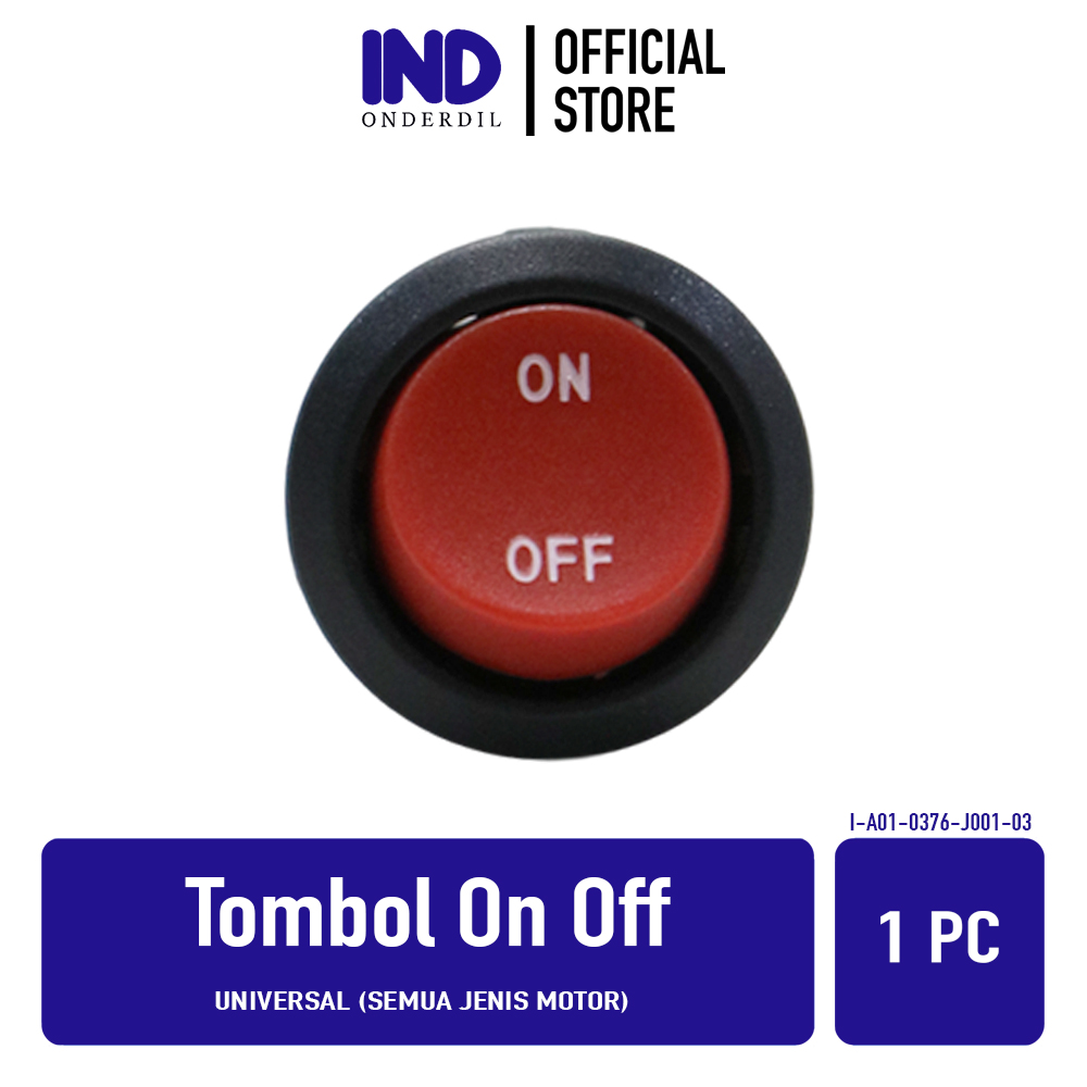 Universal on Off Button for All Types of Motorcycles 2Pin 2 Pin on Off Switch Switch Harga 3,300 rupiah*Gratis Ongkir