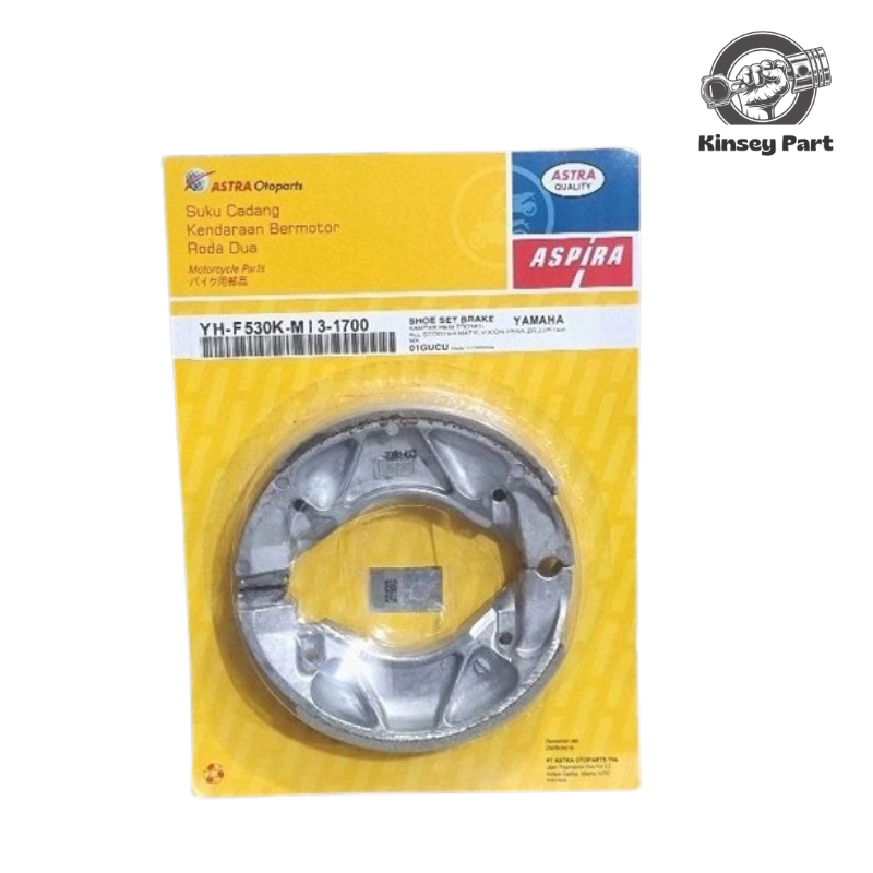 Kampas Rem Belakang Aspira Motor Mio M3 J Fino Soul Gt Jup Mx Vixion Harga 42,000 rupiah*Gratis Ongkir
