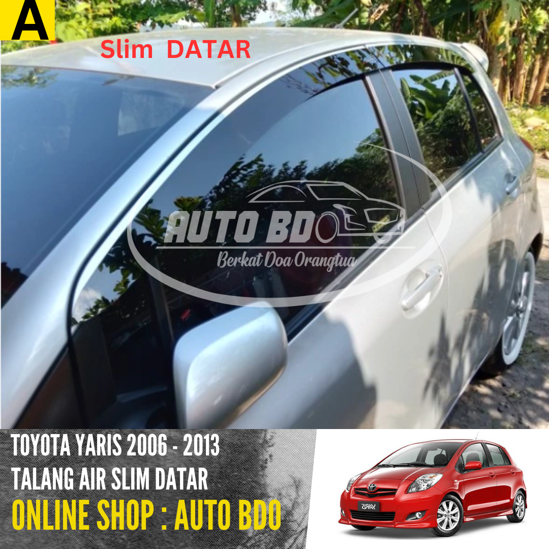 Talang Air Yaris Lama 2006 - 2013 Slim Berkualitas Harga  85,000 Ringgit*Penghantaran Percuma