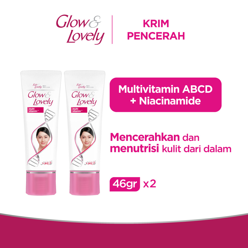 Jual Glow Lovely Hydra Glow Rose Enrich Serum Cream Produk Fair And ...