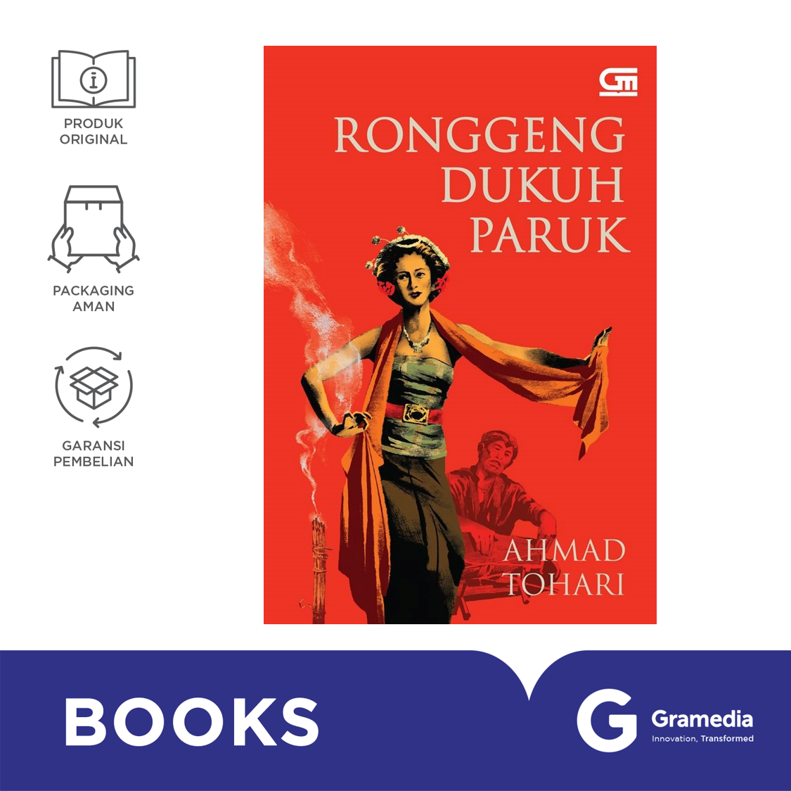 Ronggeng Dukuh Paruk - Hard Cover (Ahmad Tohari) Harga  125,100 rupiah*Gratis Ongkir