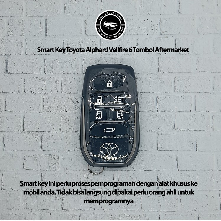 Smart Key Alphard Transformer 6 Tombol Aftermarket Harga 1,700,000 rupiah*Gratis Ongkir