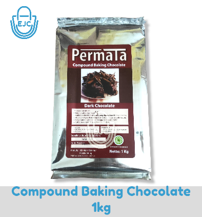 [BALE] Coklat Batang Permata Dark Chocolate Compound DCC 1KG