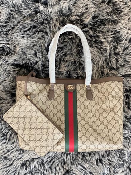 TAS IMPORT GU CCI OPHIDIA MEDIUM TOTE 