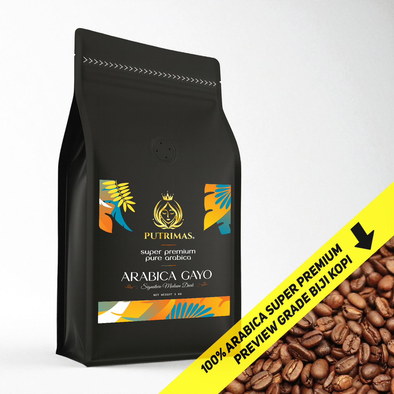 Putrimas super premium arabica Gayo 1 kg