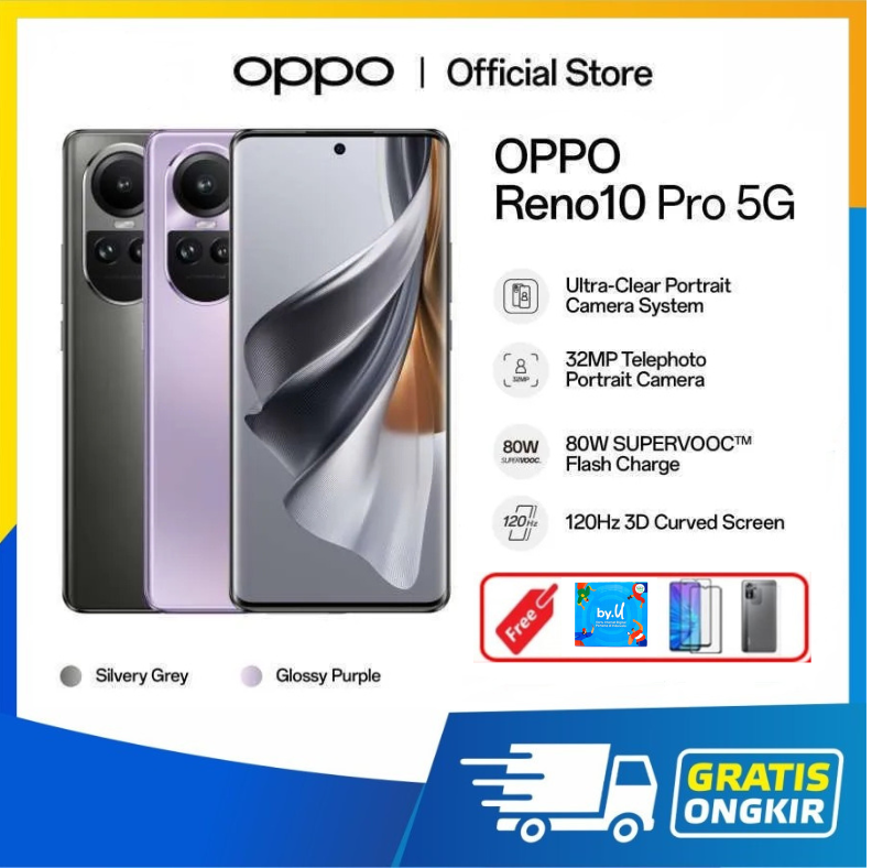 Smartphone !!! OPPO RENO 10 PRO 5G NFC RAM 12 GB / 256 GB Qualcomm Snapdragon 778G - PROMO Harga  4,000,000 Ringgit*Penghantaran Percuma