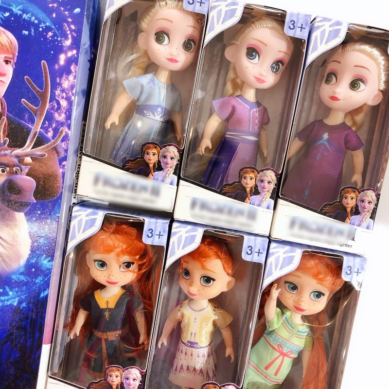 DREAMToy Mainan Boneka Frozen set New Boneka Princess Set 6inch Dengan Peliharaan Bermain Mainan Anak…