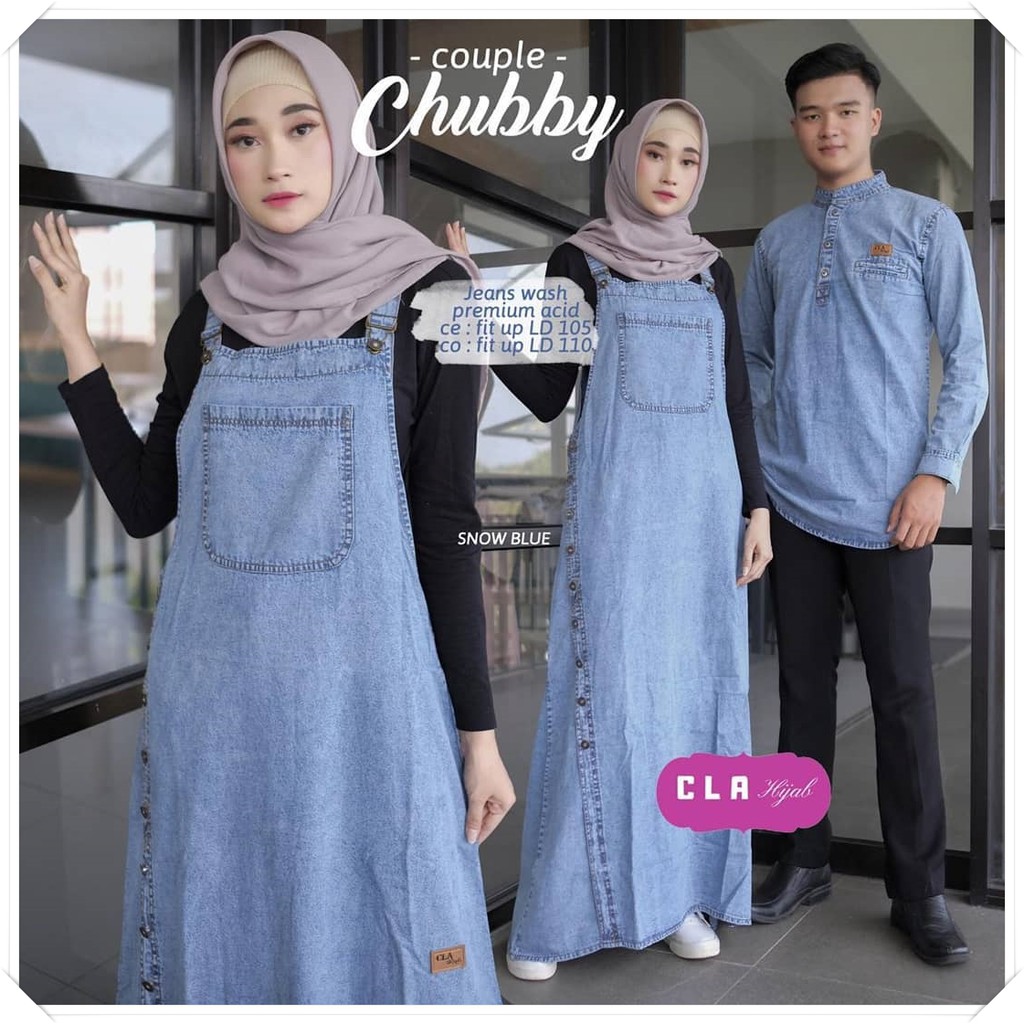 Baju Remaja Kekinian Chubby Couple Bahan Jeans Pria Hanya Kemeja Wanita Hanya Overall Baju Couple Pasangan Baju Couple Keluarga Setelan Couple Lebaran Terbaru Set Gamis Couple Pria Dan Wanita Pasangan Modern