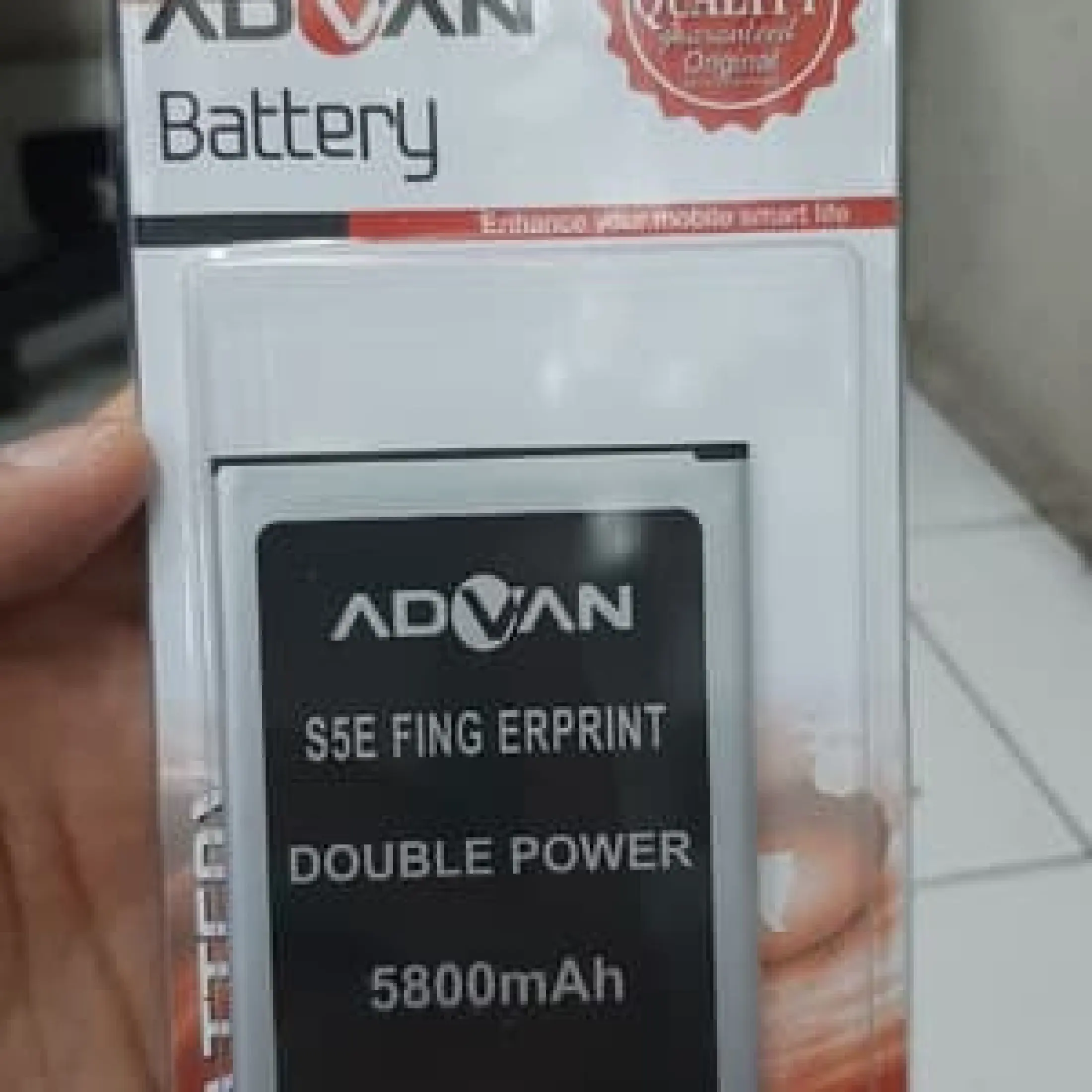 Baterai Hp Advan S5e Finger Print S5e Fingerprint Fing Erprint I5d Original Ori Double Power Batre Batrai Battery Lazada Indonesia