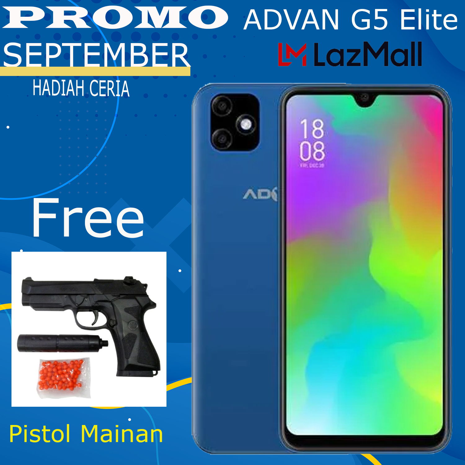 Advan G5 Elite 3GB/16GB 4G LTE Android 10 6.1\