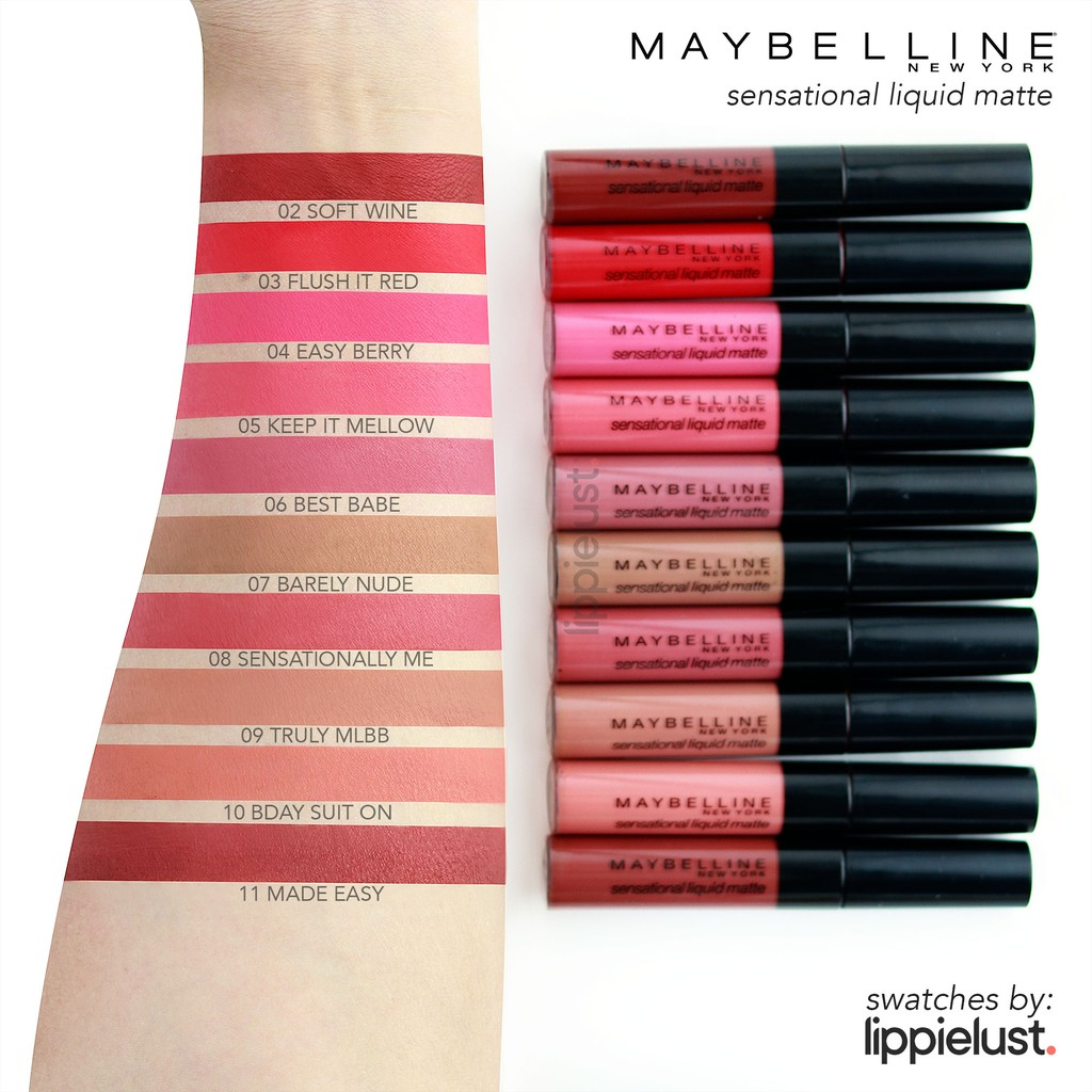 sensational lip cream maybelline