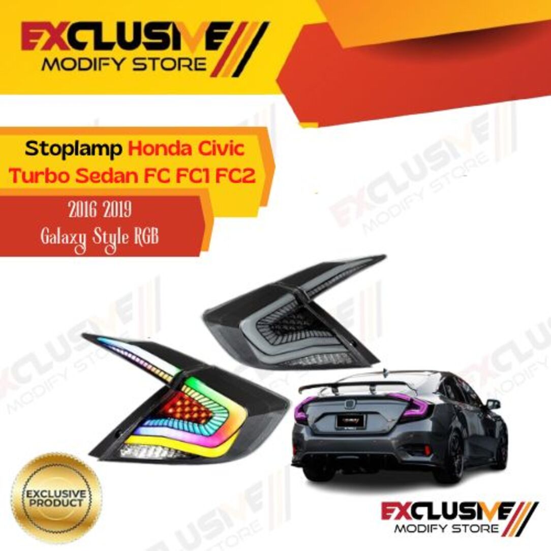 Stoplamp Honda Civic turbo FC FC1 FC2 sedan model Galaxy RGB version Harga  7,950,000 Ringgit*Penghantaran Percuma