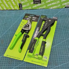 Tekiro Tang Rivet Hand Riveter Ripet Paku / TEKIRO Gunting Seng / Gunting Hollow 10" - tipe lurus