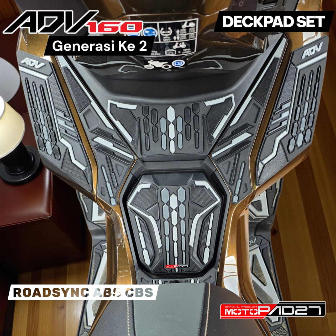 Tankpad adv160 roadsync Generation 2 ABS CB 2025 s/D 2026 for top notch performance Harga 80,000 rupiah*Gratis Ongkir