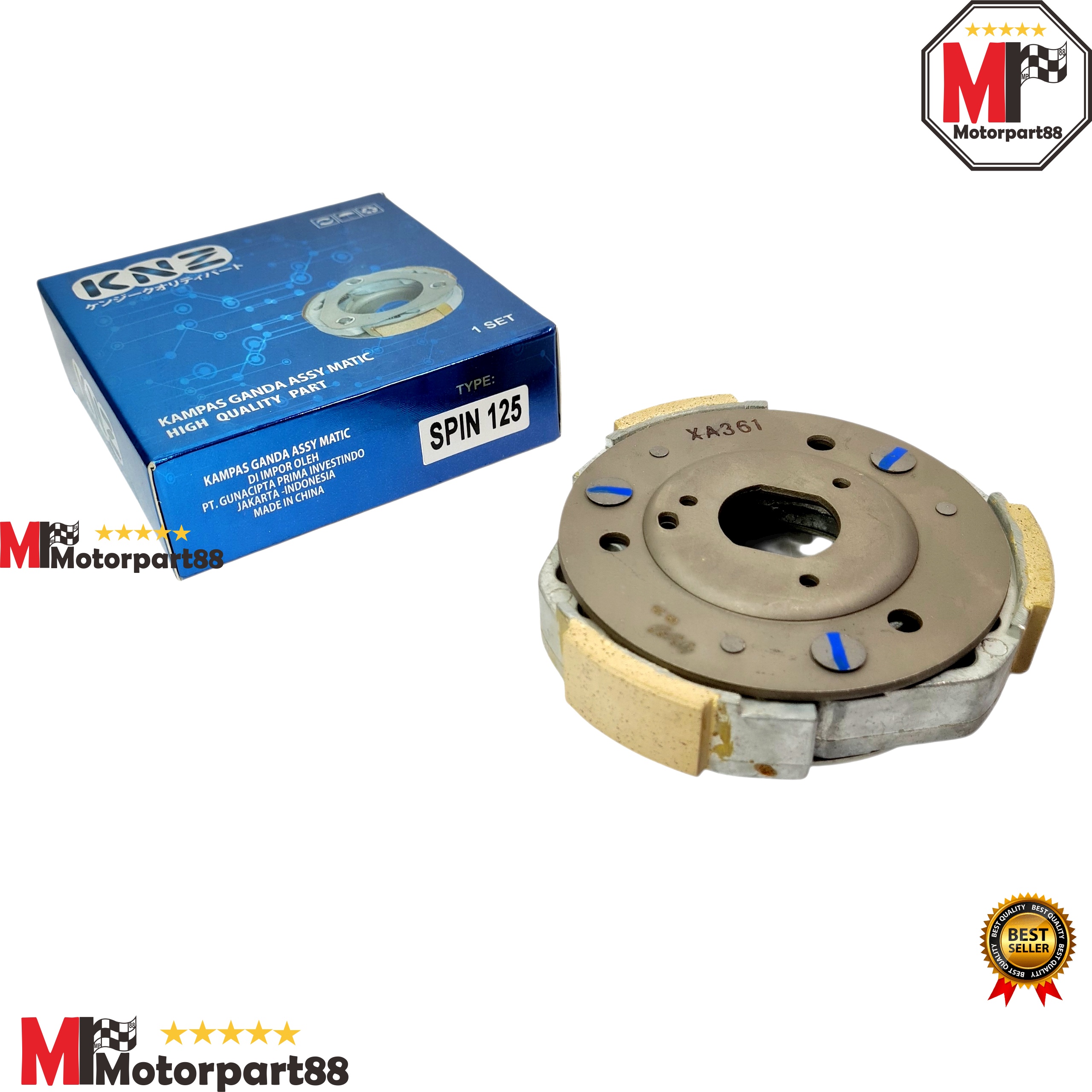 Auto Double clutch pad Assy spin 125 SkyDrive skywave KNZ Harga 135,000 rupiah*Gratis Ongkir