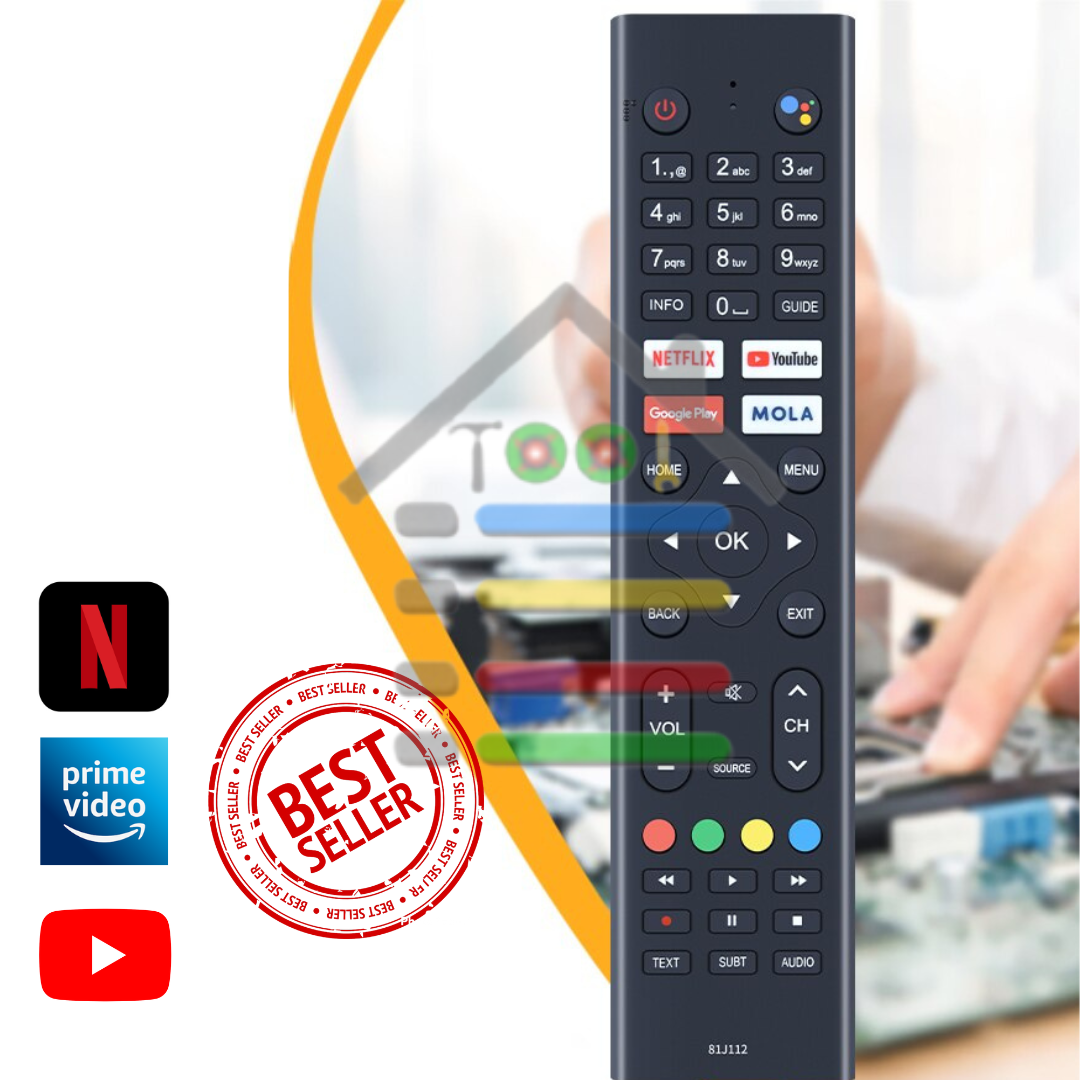 REMOTE / REMOT TV POLYTRON SMART NEFLIX YOUTUBE PLT7103TR Harga 13,566 rupiah*Gratis Ongkir