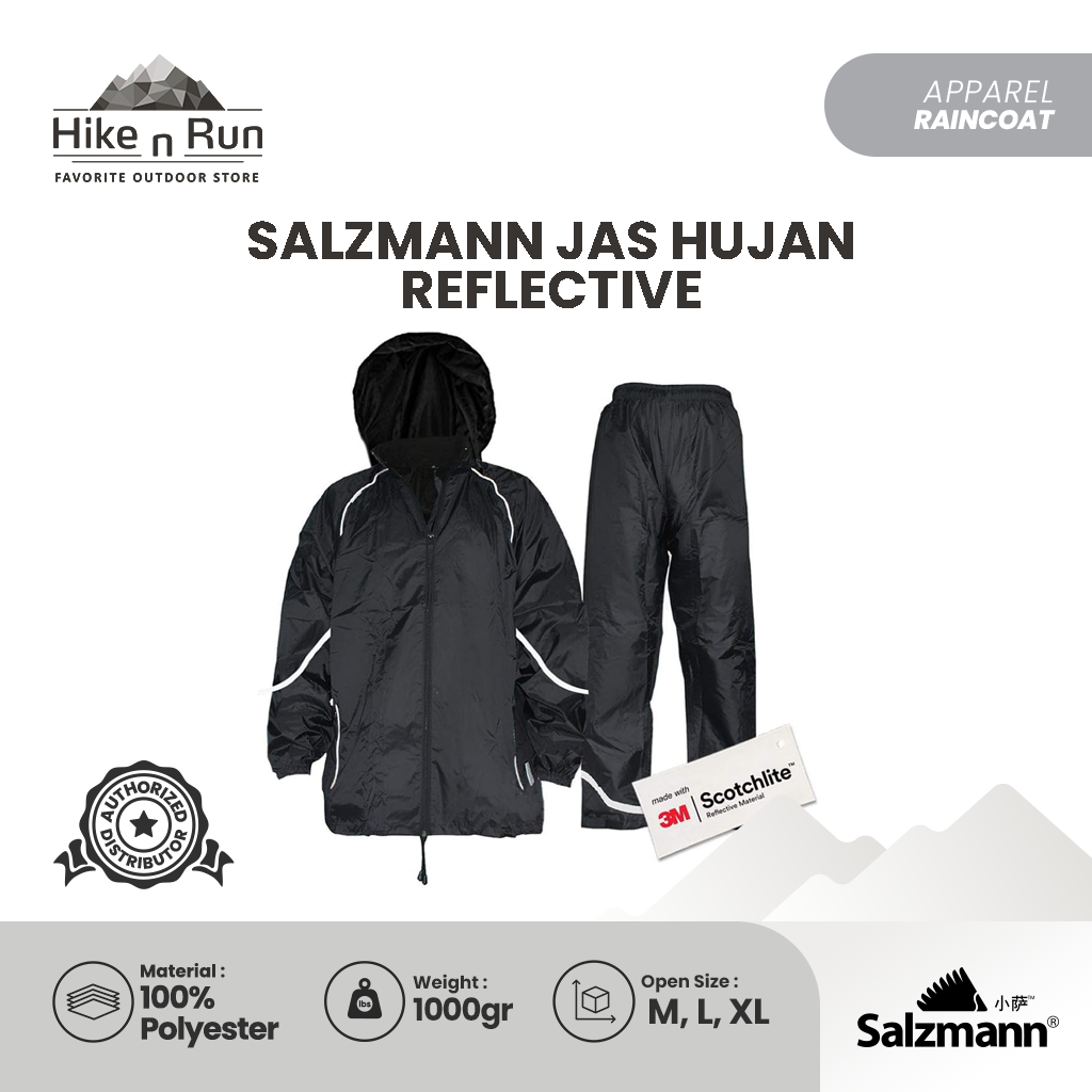 Jas Hujan Setelan Salzmann Reflektif Safety Proyek Scothchlite Harga 625,000 rupiah*Gratis Ongkir