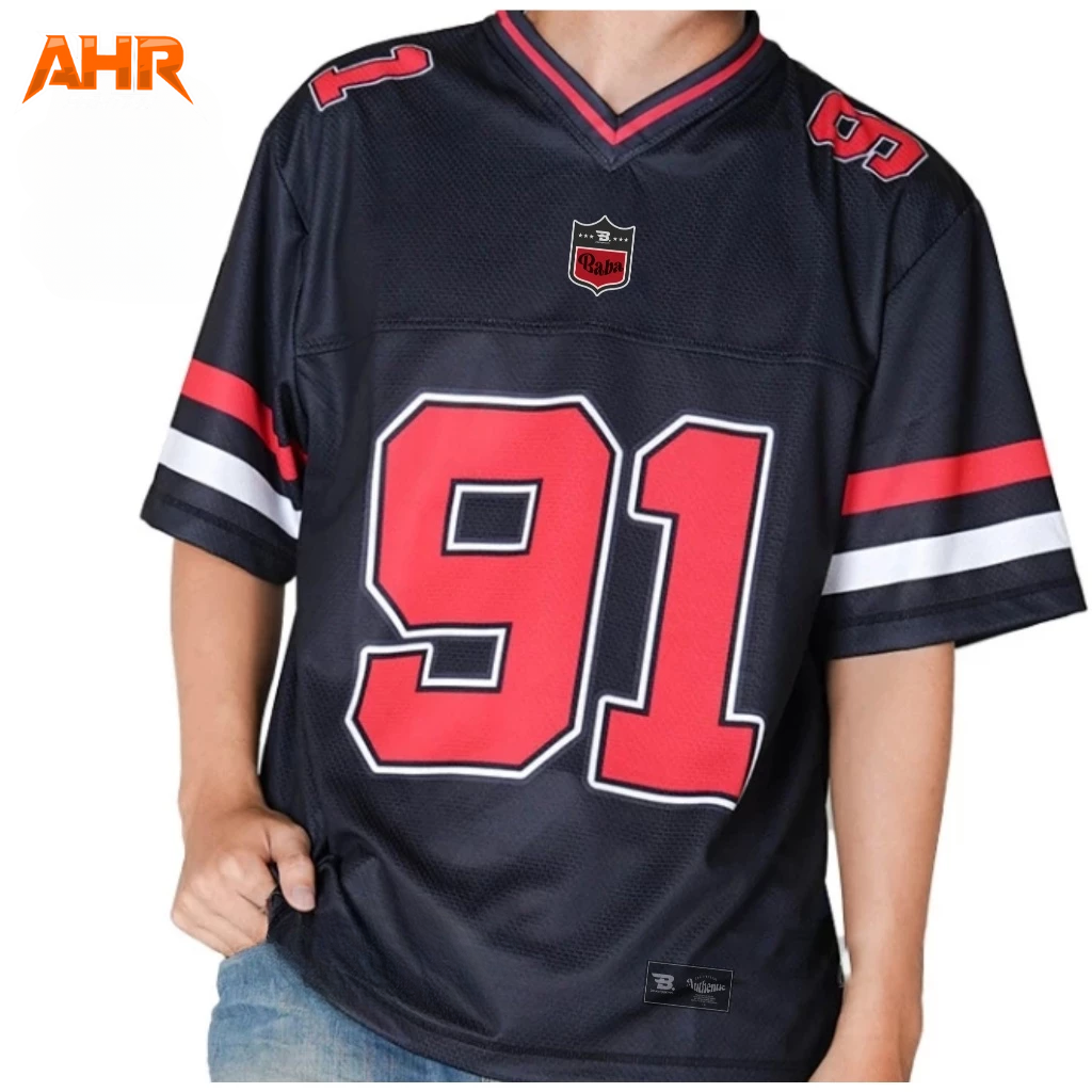 (Bisa COD) Baju Jersey Vintage Streetwear 91 / Number Series / Jersey / Streetwear / Oversize / Music / Boxy Fit / Vintage / Bloke Core Baju Hitam Merah Harga 57,000 rupiah*Gratis Ongkir