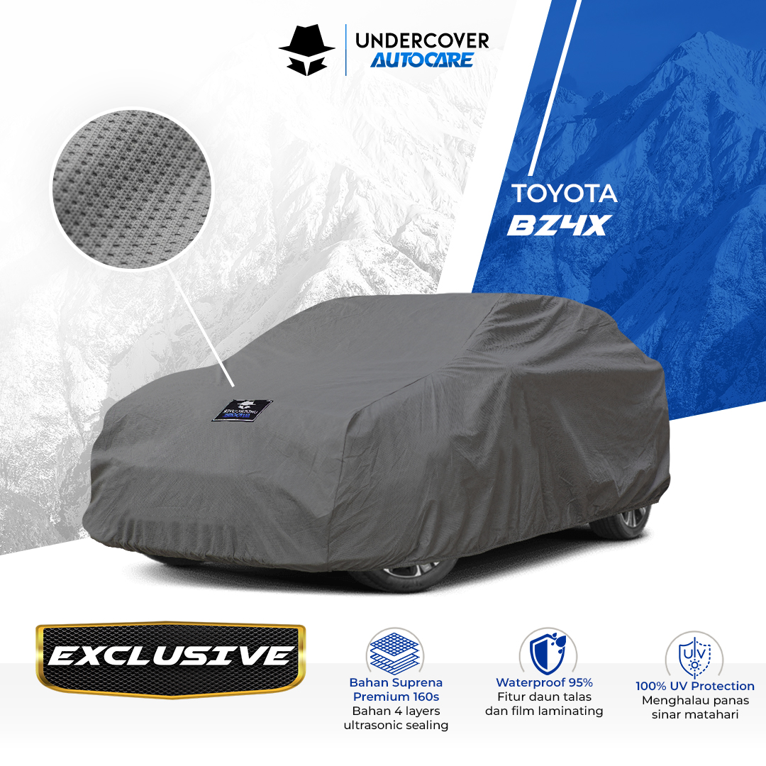 Undercover Autocare - Cover Mobil Toyota bZ4X Exclusive Harga 1,187,000 rupiah*Gratis Ongkir