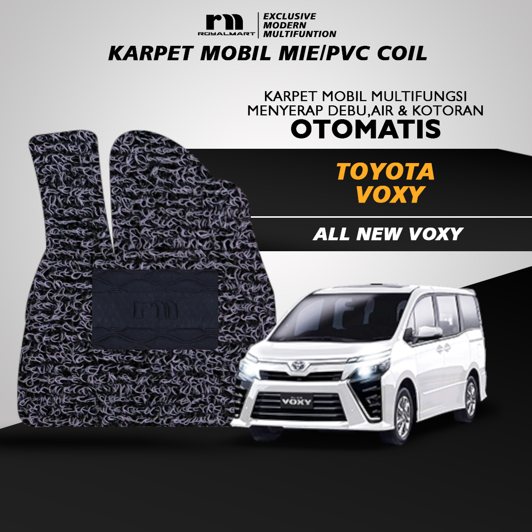 KARPET MOBIL MIE PREMIUM TOYOTA VOXY FULL BAGASI 2 WARNA Harga 2,230,000 rupiah*Gratis Ongkir