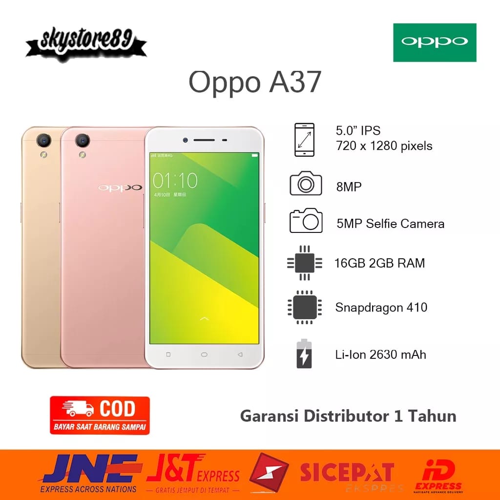 harga hp second oppo a37