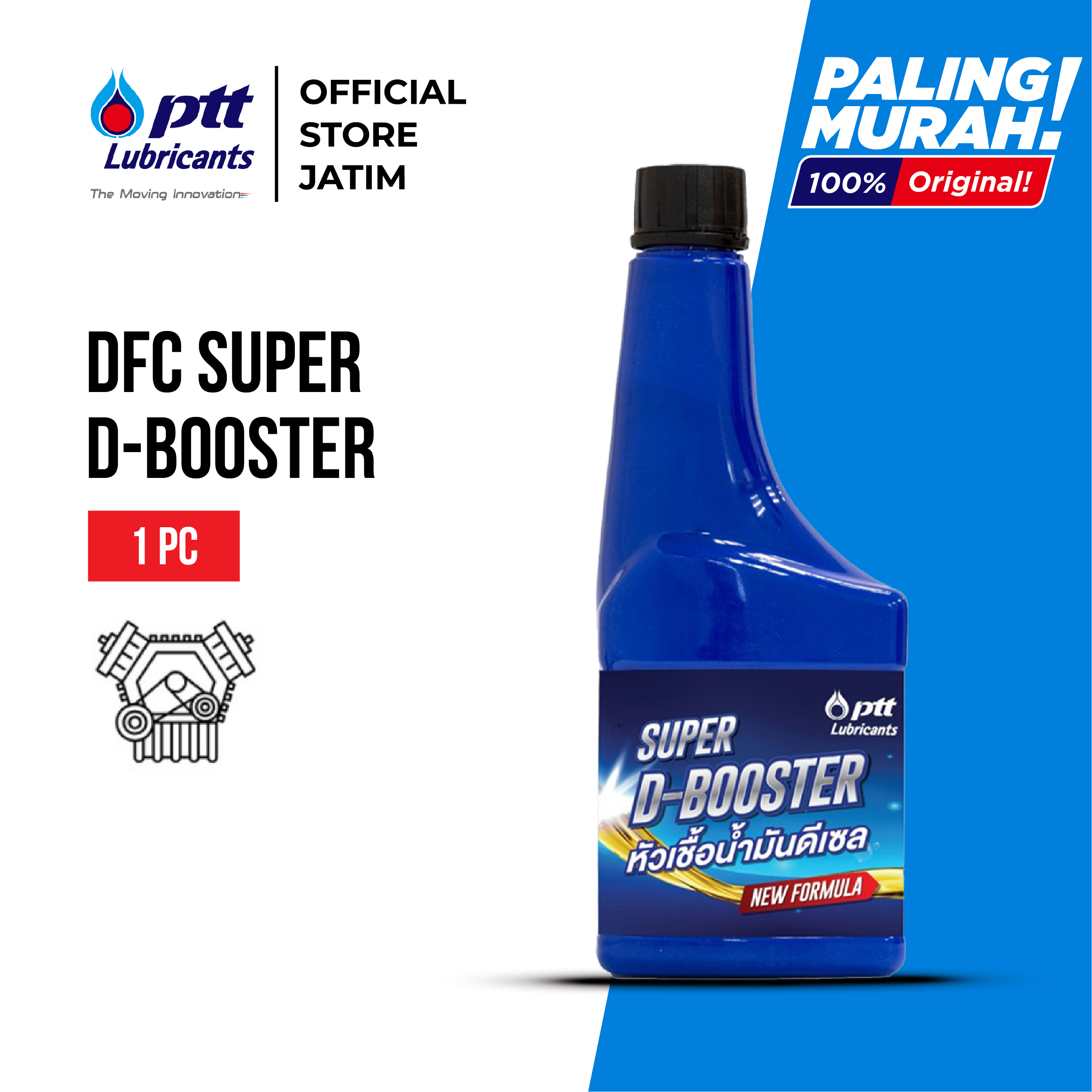 PTT Lubricants DFC - Super D-Booster [1pc] Harga 42,000 rupiah*Gratis Ongkir