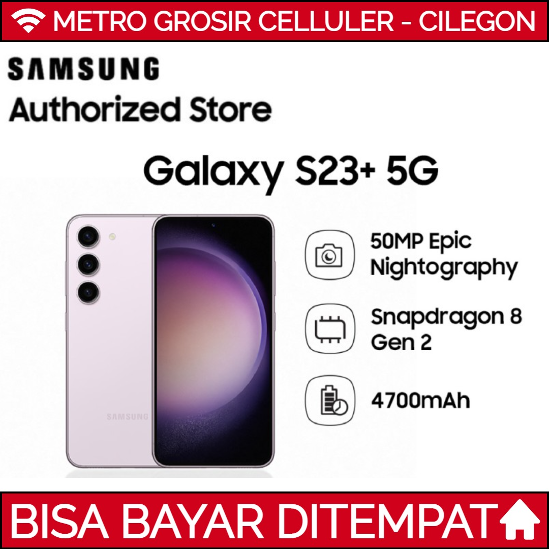 Samsung Galaxy S23+ Plus 8/512 GB Harga 16,559,080 rupiah*Gratis Ongkir
