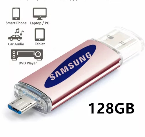 Flashdisk 128 Gb/64 Gb / Flash Drive 2 in 1 Samsung Otg USB 2.0 / 64Gb =/ Flashdisk Otg Samsung-All Smartphone Harga 19,900 rupiah*Gratis Ongkir