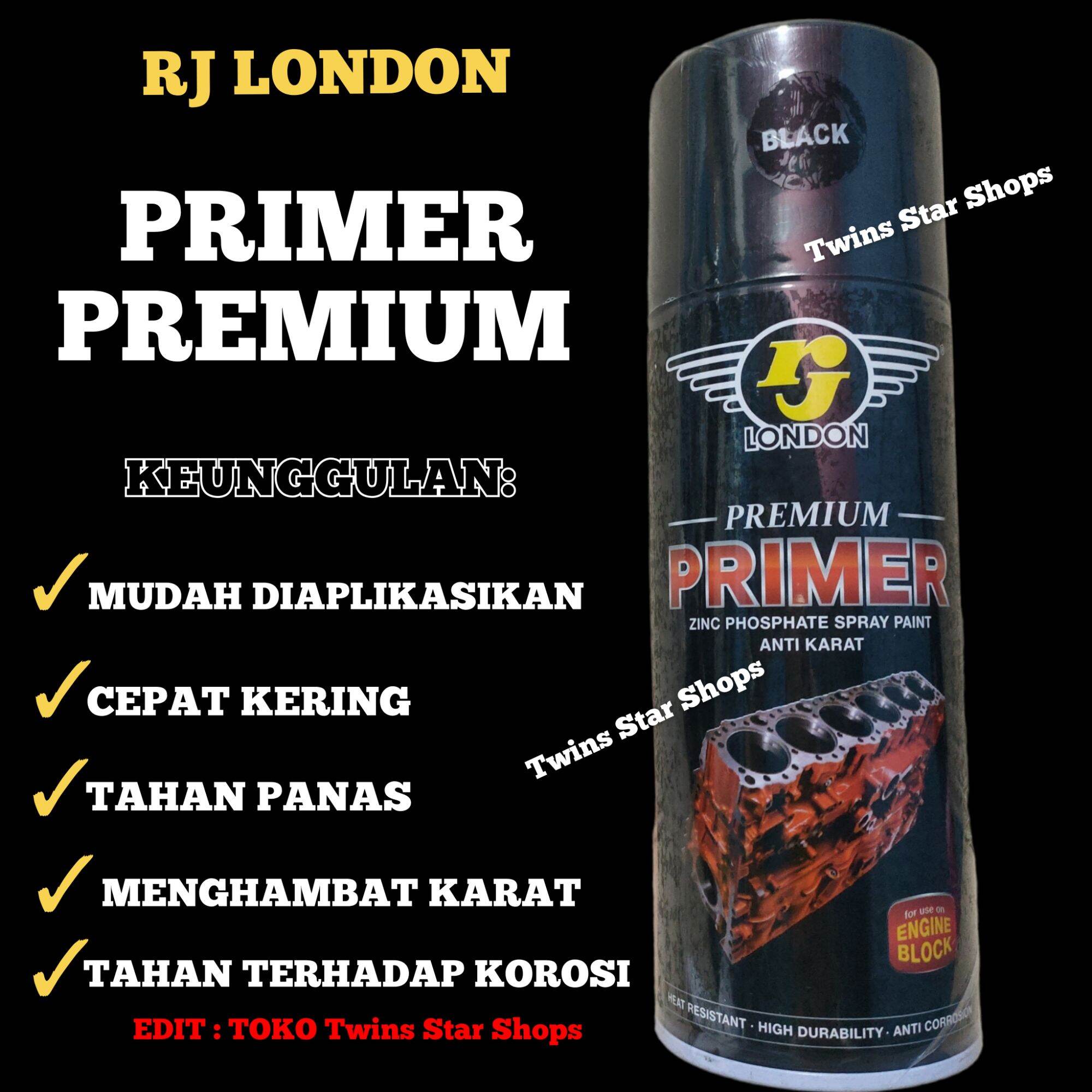 Pilok Cat Rj Blok Mesin Anti Karat Flinkote Warna Hitam Black