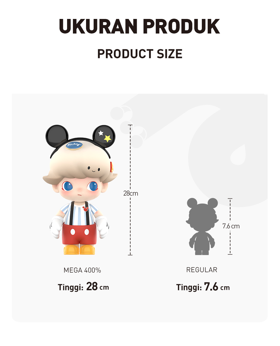 POP MART MEGA JUST DIMOO 400% Mickey Mouse Limited Edition