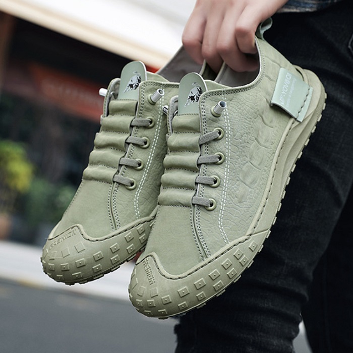 Sepatu Sneakers Pria Men's Crocodile Style Sneakers Kekinian Casual Termurah 124777 No Box Harga 79,000 rupiah*Gratis Ongkir