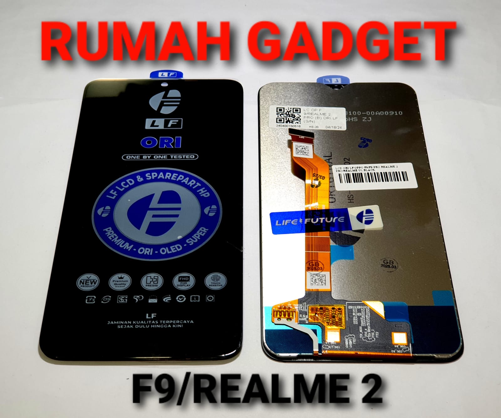 LCD OPPO F9/F9 PRO REALME 2 PRO/REALME U1 BLACK FULLSET TOUCHSCREEN Giá 106,000 Đồng*Miễn phí vận chuyển