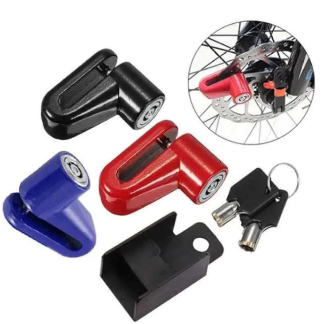 Disc padlock motorcycle safety lock plate brake motorcycle brake lock safety Harga 24,650 rupiah*Gratis Ongkir