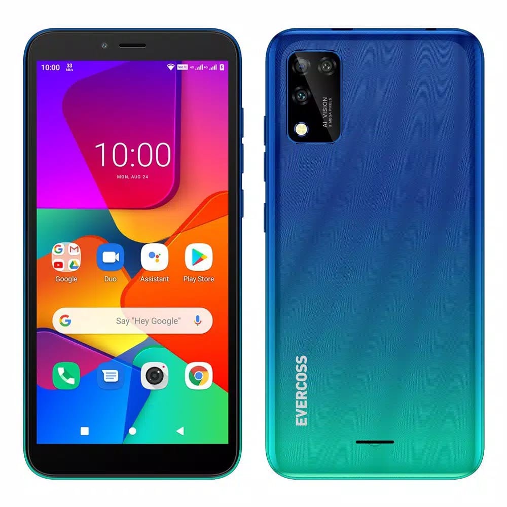 EVERCOSS M60 - 4G LTE-  LAYAR 5.7 INCH - RAM 2GB - ROM 16GB - GARANSI RESMI