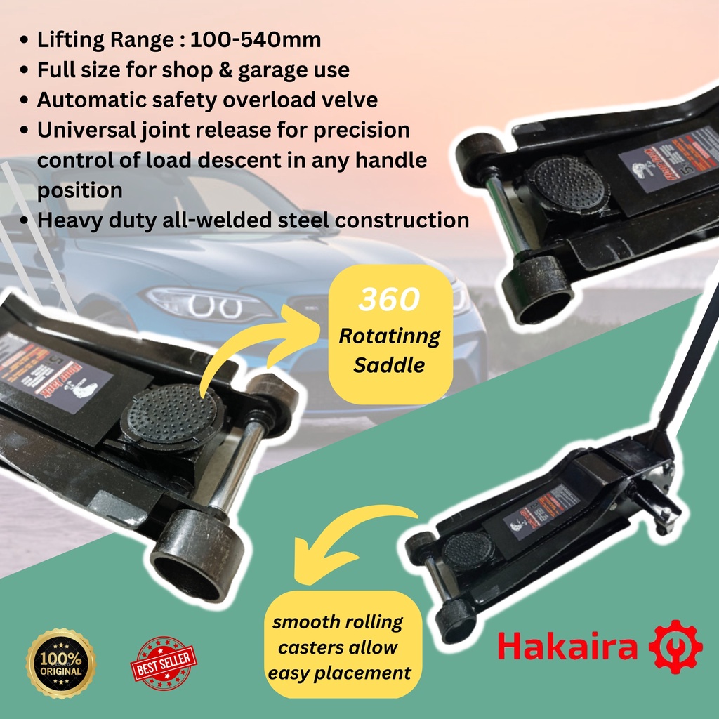 Dongkrak Buaya Ceper 5 Ton - Floor Jack 5T Low Profile Harga 2,990,000 rupiah*Gratis Ongkir
