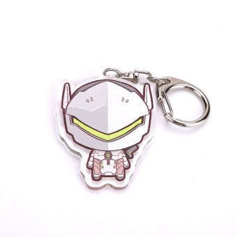 Gambar 0 shipping fee Overwatch OW Cute D.va Tracer Genji Reaper AcrylicKeychain Keyring Keyfob Gift   intl
