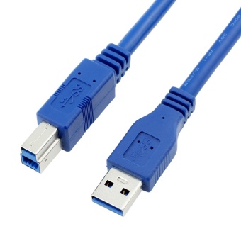 Gambar 0.3M A Male To B Male 3.0 USB Printer Cable   intl