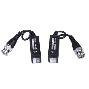 Gambar 1 Pair CCTV Single Channel Passive Transceiver CAT5 BNC Male VideoBalun   intl