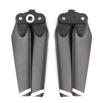 Gambar 1 Pair Quick release Folding Spare Main Blades Propeller CW CCWPropeller for DJI Spark Drone Accessories Black+White   intl