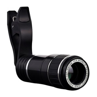 Gambar 12X Telephoto Lens,Vorida Telescope With 3 IN1 HD Camera Lens KitFor iPhone7 7 Pus 6 6 Plus 6s 6 Plus 5 5S Samsung Galaxy Note  intl